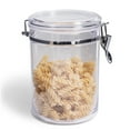 thumbnail image 3 of (2 pack) Mainstays Round Plastic Food Storage Canister - Medium- 5.12” W x 6.5” D x 7.5” H​, 3 of 6