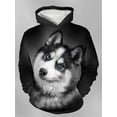 thumbnail image 5 of Sudadera con capucha para hombre, estampado de perro husky en 3D, sudaderas para hombre, camisa con capucha informal, sudaderas con capucha Y2k, ropa estilo pulóver, top Harajuku, ropa para hombre, 5 of 5