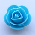 thumbnail image 3 of Flores falsas de 3,5 cm, decoraciones de bricolaje, flores de imitación para fiesta de boda (azul cielo) Tmvgtek libre de BPA, 3 of 7