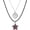 Dark Green, variant on Punk Necklace Set, Spiral Star Pendant Y2K Grunge Chokers for Women Trendy Jewelry Accessories Pink -