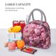thumbnail image 5 of Fotbe Pink Glitter Heart Candy Bolsa de Almuerzo con Estampado, Lonchera Aislada, Contenedor de Comida Reutilizable Tipo Cooler a Prueba de Fugas, 5 of 6