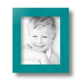 thumbnail image 2 of ArtToFrames 5" x 6" Aqua Picture Frame, 5x6 inch Green Wood Poster Frame (WOM-4428), 2 of 8