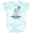 thumbnail image 3 of Inktastic I Support Colon Cancer Awareness Elephant with Balloon Boys or Girls Baby Bodysuit, 3 of 5