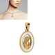 thumbnail image 4 of Colgante De La Virgen, Joyería De La Virgen María Tallada Exquisita Desmontable Cómoda Para El Hogar ANGGREK Dorado, 4 of 8