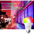 thumbnail image 5 of Smart Light WiFi Bulb, Multi Color Changing Led Bulbs That Work with Alexa and Google Home 2.4Ghz(2 Pack), 5 of 6
