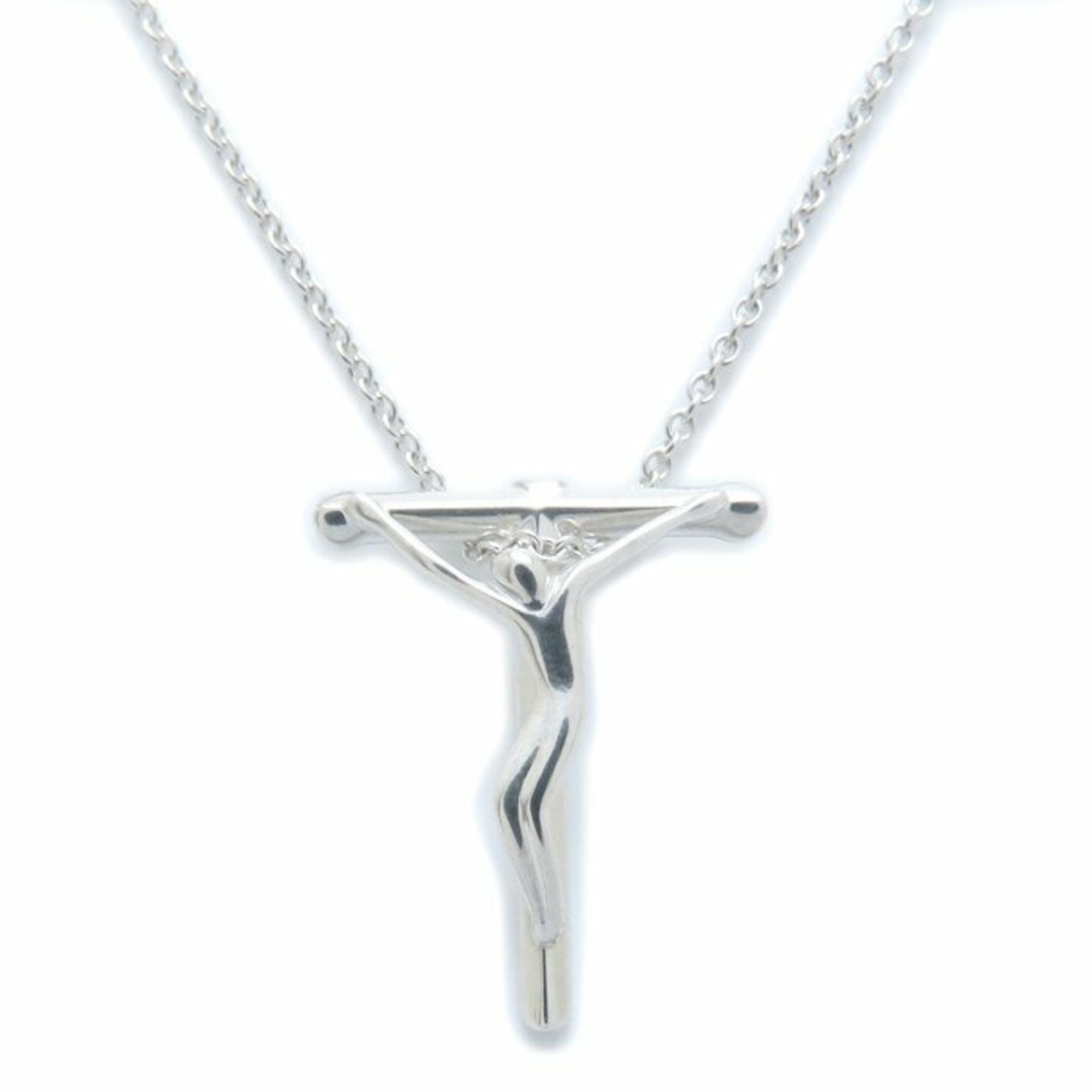 Pre-Owned TIFFANY & Co. Tiffany Rosario Necklace in Sterling Silver, 294175 (Good)