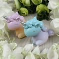 thumbnail image 3 of OUNONA 2Pcs Lovely Unicorn Figurine Ornaments Assorted Decoration Animal Statue, 3 of 8