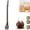 Black, variant on Yerba Mate Bombilla Gourd Drinking Filter Straws 304 Food-Grade Stainless Steel 6.1 inch Long Spoon Bombillas Straws for Mate Tea (Gold)
