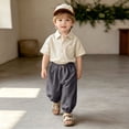 thumbnail image 4 of 11-12 Years Toddler Boys Joggers Pants Elastic Waist Sweatpants Kids Baby Soft Running Athletic Trousers Boys Baggy Sweatpants Grey Pants, 4 of 4