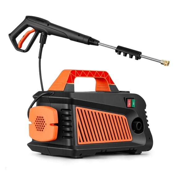 Electric Pressure Washer 2000 PSI 1.59 GPM - Portable Power Washer with 4 Nozzles, Metal Wand, for Car, Driveway, Patio Cleaning