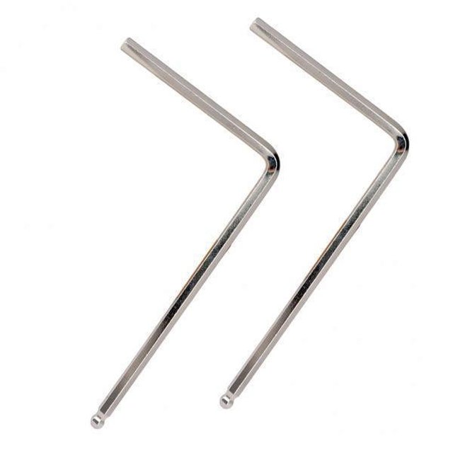 Llaves de Varilla de guitarra Strade Fareast Limited con extremo de bola para guitarra acústica 5 mm plateadas