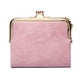 thumbnail image 4 of Monedero para tarjetas de crédito, cartera de mano, llavero portátil, cartera ligera de moda de piel sintética con cremallera informal, mini monedero Rosa, 4 of 8