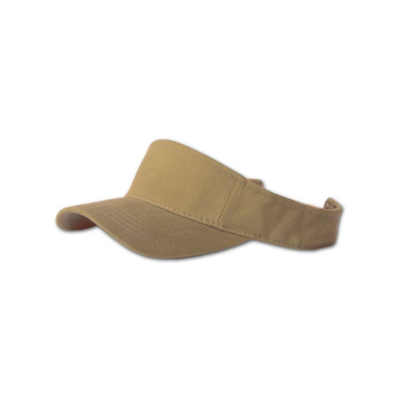Plain Single Sports Visor- Beige