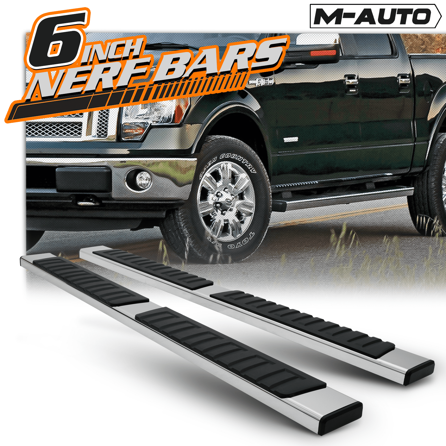 Nerf Bar n-fab step nerf barはフォードF-150 1997-03に適合し