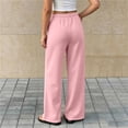 thumbnail image 4 of Children Winter Warm Pants Elastic Waist Side Pockets Wide-leg Sports Sweatpants Long Pants for Boy Girls, 4 of 8
