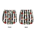 thumbnail image 5 of Lsque Rose Flowers Printed Women's Running Shorts with Liner Pockets,Elastic Quick Dry Workout Athletic Gym Yoga Shorts,Womens High Waist Shorts-Medium, 5 of 9