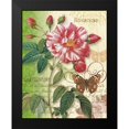 thumbnail image 2 of Han, Ching 12x14 Black Modern Framed Museum Art Print Titled - Rose Splendor I, 2 of 5
