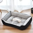 thumbnail image 3 of Cama para perro y gato Methold perrera suave y cálida manta lavable Negro XXS, 3 of 6