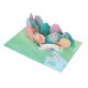 thumbnail image 5 of Tarjeta de felicitación de verano 3D, grabado en papel hecho a mano, tarjetas de cumpleaños 3D plegables repetibles y grabables con sobre, 5 of 8