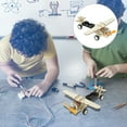 thumbnail image 4 of 1 Set Kids DIY Wood Airplane Model Toy Experimental Scientific Educational Toy, 4 of 6