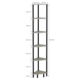 thumbnail image 3 of Estante de Esquina IRCPEN de 6 Niveles en Roble, 169 cm de Alto y Estrecho, 3 of 8