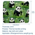 thumbnail image 5 of Panda Gaming Mouse Pad Desk Mat Desk Pad, Non-Slip Rubber Bottom, Printed, Square 8.3x9.8 Inch - Suitable for Office and Gaming, 5 of 6