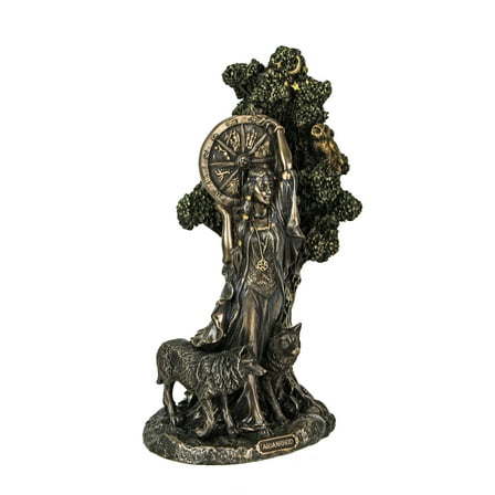 Veronese Design 9.5" Arianrhod The Goddess of Fate Cold Cast Resin Antique Bronze Finish Statue