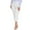 White, variant on AherBiu Capri Leggings for Women High Waisted Stretchy Business Casual Capris Pants with Pockets
