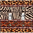 thumbnail image 1 of Metal Light Switch Plate Cover African Safari Animal Print Tribal Art Pattern SFR043, 1 of 13