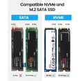 thumbnail image 4 of Carcasa SSD ORICO M.2 NVMe SATA USB C 3.2 Gen 2 de 10 Gbps, 4 of 8