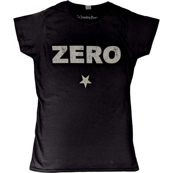 The Smashing Pumpkins Ladies T-Shirt: Zero Distressed (Large)