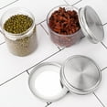 thumbnail image 6 of 4pcs Stainless Steel Wide Mouth for Mason Jar Lids Canning Jars Top Food Storage, 6 of 7
