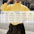 thumbnail image 3 of QIYAGBSA Gingham Cropped jacket for Women Stand Collar Zip Up Long Sleeve Elastic Hem with Pockets for Fall Dinner and Weekend Wear, 3 of 9
