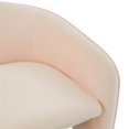 thumbnail image 4 of TOV Furniture Marla Chaise d'Appoint en Velours Pêche, 4 of 6
