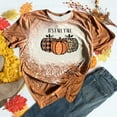 thumbnail image 3 of Odeerbi Thanksgiving Shirts for Women 2025 Crewneck Pumpkin Print Tees Short Sleeve T-Shirt Blouse Tops Orange, 3 of 5