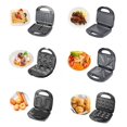 thumbnail image 4 of 6-in-1 Waffle Makers with 6 Removable Plates Non Stick Coating Stainless Steel Sandwich Maker for Breakfast AU Plug, 4 of 5