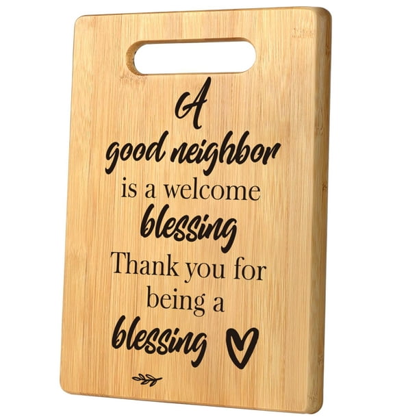 Tabla de cortar MY-ALVVAYS Bamboo Neighbor Gift