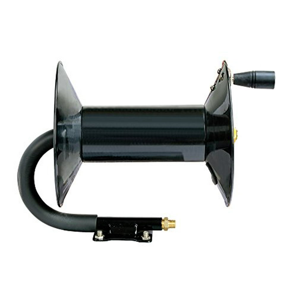 ReelWorks L201303A Hand Crank Air Compressor Hose Reel without Hose