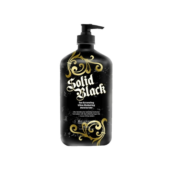 Loción para después del sol Millennium Tanning Solid Black 540 ml