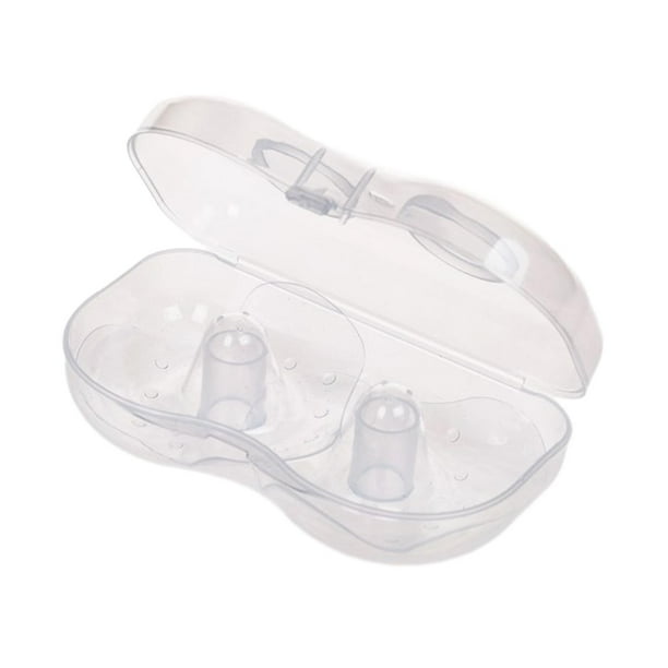 Protectores De Silicona Para Pezones, Extractor De Leche Manual, Carcasa Transparente Para Recolección De Leche , 2 Uds. Claro
