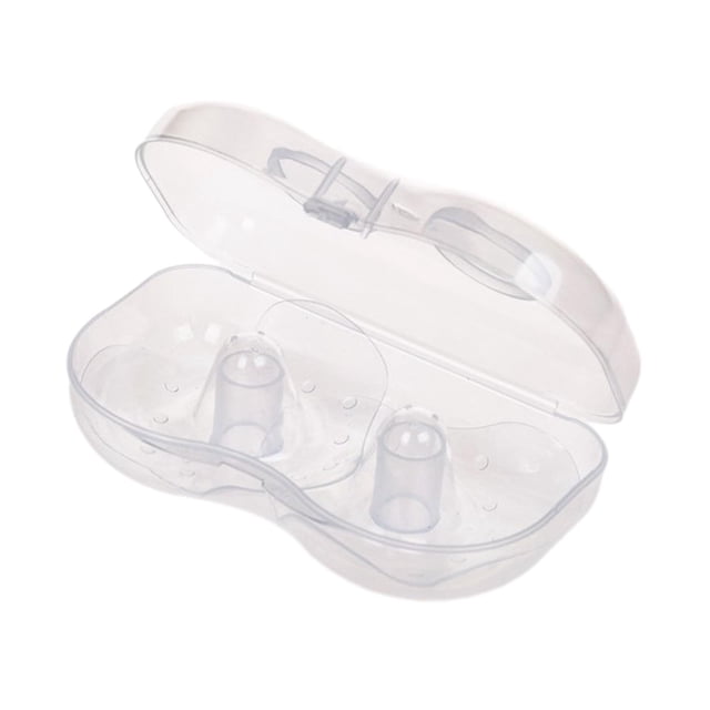 Protectores De Silicona Para Pezones, Extractor De Leche Manual, Carcasa Transparente Para Recolección De Leche , 2 Uds. Claro CUTICAT Recolector de leche materna