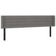 thumbnail image 2 of vidaXL LED Headboard Dark Gray 64.2"x6.3"x30.7"/34.6" Fabric, 2 of 52