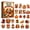 D, variant on Festive Beagle Dog Advent Calendar 2026, 2D Acrylic Cute Puppy Ornaments, Autumn Holiday Gifts for Adults, Christmas Home Tree Hanging Decor, 24 Pcs