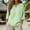 A1 Light Green, variant on Casual Cotton Tunic Blouse Elbow Length Tops V Neck Top Pocket Patched Shirt Blusas De Algodon Tunic Tees Plus Size Tops Office Work Top Basic Tee A11 Purple 3xl