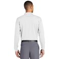 thumbnail image 2 of Nike Long Sleeve Dri-FIT Stretch Tech Polo Shirt. White. S., 2 of 4