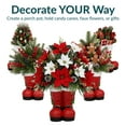 thumbnail image 4 of Sunnydaze 13 in Polyresin Santa Boots Christmas Decor Statue, 4 of 15