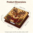 thumbnail image 2 of 2-in-1 Christmas Reindeer Diamond Painting Box – DIY Gem Art Jewelry Organizer & Sticky Note Holder Christmas Gift, 2 of 5