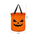 thumbnail image 2 of LED Light Up Halloween Candy Bag Glowing Treat Bucket s Party Favor - Polyester Fabric Reusable Trick or Treat(A), 2 of 5
