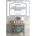 thumbnail image 3 of Atlanta, Georgia, Now Entering (Blue) (36x54 Giclee Gallery Art Print, Vivid Textured Wall Decor), 3 of 3