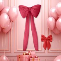Guozer Large Bow for Wedding Party Decorative Wall Crafts for Ambience Decoration - Set of 2